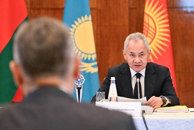 Russia CSTO Security Council Secretaries 9173447 26.05.2026 Russian Security Council Secretary Sergei Shoigu attends a meeting of the Committee of Security Councils Secretaries of the Collective Security Treaty Organization (CSTO) in Moscow, Russia. Stanislav Krasilnikov Sputnik Moscow Russia  Copyright: xStanislavxKrasilnikovx