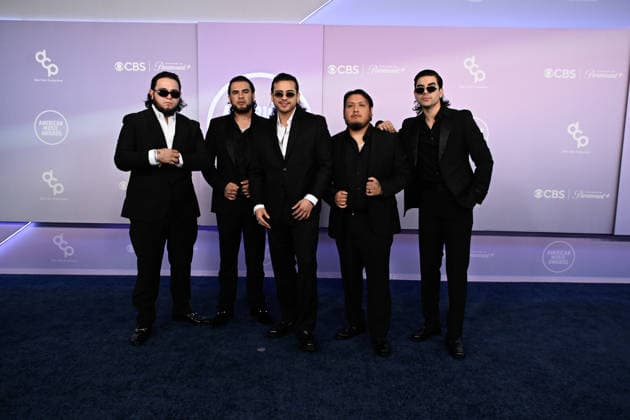 LAS VEGAS, NV - MAY 25: Fuerza Regida at the 52nd American Music Awards on May 25, 2026 at the MGM Grand Garden Arena in Las Vegas, Nevada. Credit: Mindy Small USA - ZUMAa123 20260525_zaa_a123_118 Copyright: xAdMediax