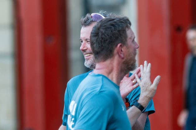 Royal Run In Copenhagen King Frederik X of Denmark high-fives participants during the Royal Run in Copenhagen, Denmark, on May 25, 2026. This is the eighth time the Royal Run is held across the country. Royal Run 2026 has the highest number of registered participants ever, with 112,450 registered in the five host cities. Copenhagen Denmark  Copyright: xKristianxTuxenxLadegaardxBergx originalFilename: 1077901369st.jpg