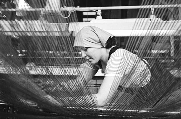 A worker of the Lyubertsy Carpet and Rug Factory 374429 16.09.1978 Lyubov Kolontayev, a worker of the Lyubertsy-based 50th Anniversary of the October 1917 Revolution Carpet and Rug Factory and a winner in the socialist emulation. Sputnik Moscow RF Russia  Copyright: xx
