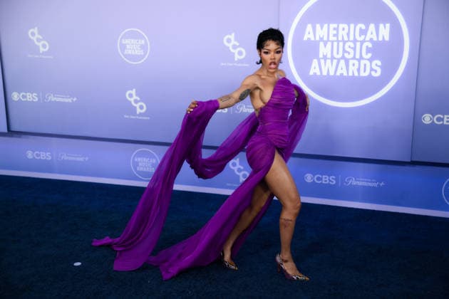 May 25, 2026, Las Vegas, Nevada, USA: TEYANA TAYLOR American singer-songwriter and actress arrives at the Red Carpet during The Annual 52nd American Music Awards at the MGM Grand Arena in Las Vegas. Las Vegas USA - ZUMAo117 20260525_zsp_o117_145 Copyright: xMikaelxOnax