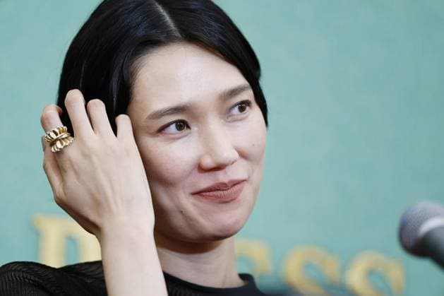 Cannes winners at press conference in Tokyo Japanese actor Tao Okamoto attends a press conference at the Japan National Press Club in Tokyo on May 26, 2026, with Belgian-French performer Virginie Efira after the two jointly won the best actress award at the Cannes Film Festival on May 23 for All of a Sudden, directed by Japan s Ryusuke Hamaguchi, who also attended.  A14AA0005614928P