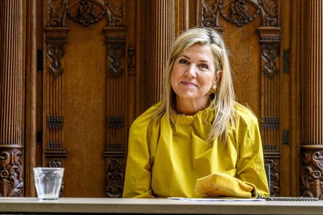 Leiden, The Netherlands, 2026-05-26 10:45:04 LEIDEN, 26-05-2026, KITLV Queen Maxima visits the Royal Institute of Language, Land and Ethnology (KITLV) in Leiden. This year, the KITLV celebrates its 175th anniversary. PHOTO: NLBeeld Patrick van Emst Credit: NL Beeld Patrick van Emst  Copyright: xx x