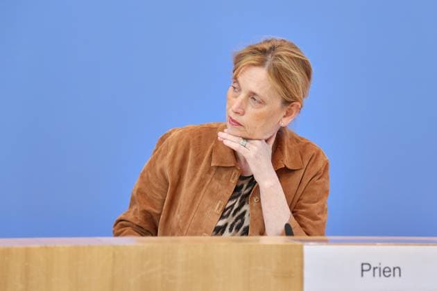 Berlin, Deutschland, 26.05.2026: Bundespressekonferenz: Kinderreport 2026: Chancengerechte Bildung : Bundesministerin für Bildung, Familie, Senioren, Frauen und Jugend Karin Prien (CDU) *** Berlin, Germany, 26 05 2026 Federal Press Conference Childrens Report 2026 Equal Opportunities in Education Federal Minister of Education, Family Affairs, Senior Citizens, Women and Youth Karin Prien CDU Copyright: xdtsxNachrichtenagenturx dts_120467