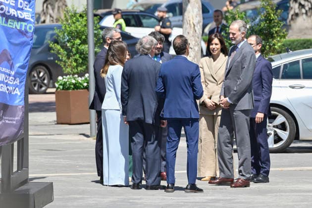 Felipe VI presides in Murcia the proclamation of the Princess of Girona Research Award 2026 King Felipe VI on his arrival at the ceremony of proclamation of the Princess of Girona Research Award 2026 , in the Auditorium and Congress Center Victor Villegas, on May 26, 2026, in Murcia Spain Felipe VI heads this fifth stage of the youth event that brings together the main regional and municipal authorities to announce the jurys decision and make public the name of the new winner in the scientific category of these state awards 26 MAY 2026 Kiko Asunció Espana  Copyright: xKikoxAsuncionx 7551136