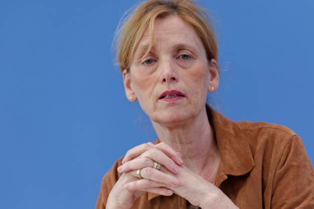 Kinderreport 2026 vorgestellt 2026-05-26 Deutschland, Berlin Bundespressekonferenz: Vorstellung des Kinderreports 2026 mit dem Titel Chancengerechte Bildung. Im Bild Karin Prien (CDU), Bundesbildungsministerin. *** Childrens Report 2026 presented 2026 05 26 Germany, Berlin Federal Press Conference Presentation of the Childrens Report 2026 entitled Equal Opportunities in Education In the picture Karin Prien CDU , Federal Minister of Education