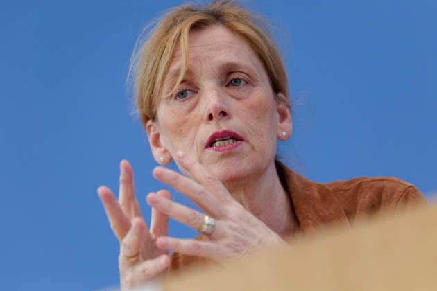 Kinderreport 2026 vorgestellt 2026-05-26 Deutschland, Berlin Bundespressekonferenz: Vorstellung des Kinderreports 2026 mit dem Titel Chancengerechte Bildung. Im Bild Karin Prien (CDU), Bundesbildungsministerin. *** Childrens Report 2026 presented 2026 05 26 Germany, Berlin Federal Press Conference Presentation of the Childrens Report 2026 entitled Equal Opportunities in Education In the picture Karin Prien CDU , Federal Minister of Education