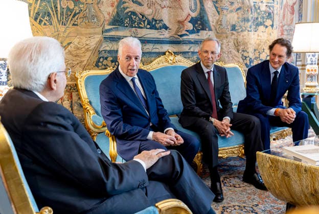 IPA85089106 - Rome - President Sergio Mattarella at the presentation of the Ferrari Luce today, May 25, 2026 (Photo by Paolo Giandotti - Press and Communications Office of the Presidency of the Republic) This is a private photo posted on social media or television media provided by this Agency. The Agency claims no ownership, including but not limited to copyright or licensing of the attached material. The fees charged by this Agency are for the Agency s services only and do not convey, nor are they intended to convey to you, any copyright or license ownership of the material. By posting this material you expressly agree to indemnify and hold harmless the Agency and its directors, shareholders, and employees from any loss, claim, damage  Copyright: xQuirinalex xFotogrammax xQuirinalex xFotogrammax 85089106