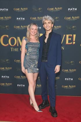 May 26, 2026: GEORGIE MARTIN and ASH HODGINKSON attends the COME ALIVE! The Greatest Showman Circus Spectacular Sydney VIP Premiere at The Hippodrome, Entertainment Quarter on May 26, 2026 in Sydney, Australia  - ZUMAa155 20260526_aaa_a155_012 Copyright: xChristopherxKhouryx
