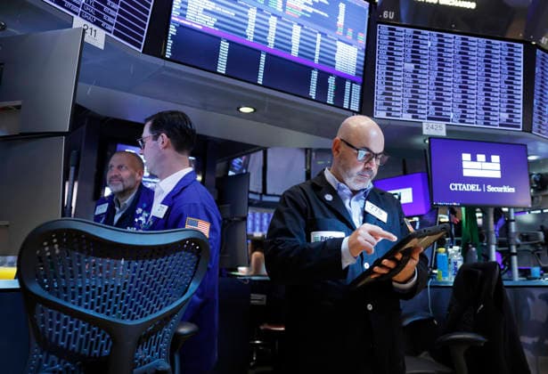 Traders work on the floor of the New York Stock Exchange at the NYSE on Wall Street on Tuesday, May 26, 2026 in New York City. Stocks were mostly higher after the opening bell possibly on a potential U.S.-Iran deal being reached to end the war.  NYP20260526101 JOHNxANGELILLO