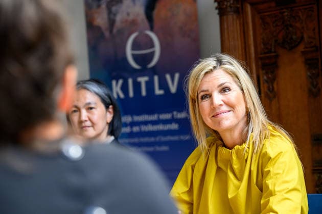 Queen visits Royal Institute for Language,, Geography and Ethnology. Leiden, the Netherlands. 26 May 2026 Queen Maxima during a visit to the Royal Institute for Language, - Land and Ethnology (KITLV) in Leiden. This year KITLV celebrates its 175th anniversary. Leiden The Netherlands  Copyright: xDPPA POOL EMx