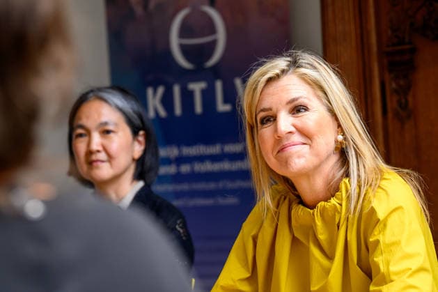 Queen visits Royal Institute for Language,, Geography and Ethnology. Leiden, the Netherlands. 26 May 2026 Queen Maxima during a visit to the Royal Institute for Language, - Land and Ethnology (KITLV) in Leiden. This year KITLV celebrates its 175th anniversary. Leiden The Netherlands  Copyright: xDPPA POOL EMx
