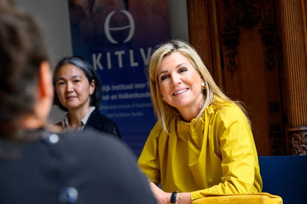 Queen visits Royal Institute for Language,, Geography and Ethnology. Leiden, the Netherlands. 26 May 2026 Queen Maxima during a visit to the Royal Institute for Language, - Land and Ethnology (KITLV) in Leiden. This year KITLV celebrates its 175th anniversary. Leiden The Netherlands  Copyright: xDPPA POOL EMx