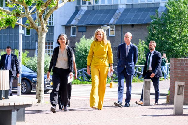 Queen visits Royal Institute for Language,, Geography and Ethnology. Leiden, the Netherlands. 26 May 2026 Queen Maxima during a visit to the Royal Institute for Language, - Land and Ethnology (KITLV) in Leiden. This year KITLV celebrates its 175th anniversary. Leiden The Netherlands  Copyright: xDPPA POOL EMx
