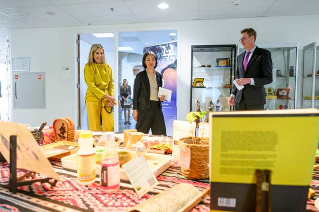 Queen visits Royal Institute for Language,, Geography and Ethnology. Leiden, the Netherlands. 26 May 2026 Queen Maxima during a visit to the Royal Institute for Language, - Land and Ethnology (KITLV) in Leiden. This year KITLV celebrates its 175th anniversary. Leiden The Netherlands  Copyright: xDPPA POOL EMx