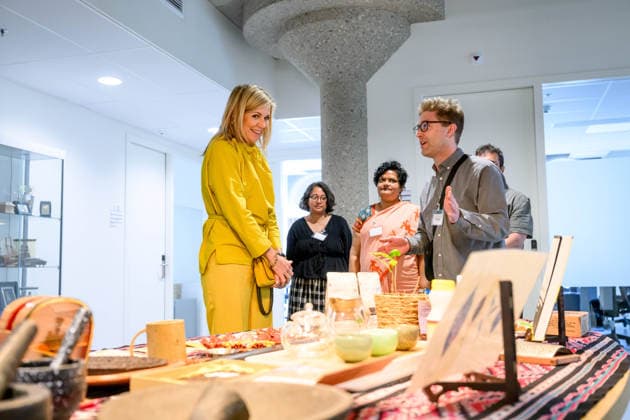 Queen visits Royal Institute for Language,, Geography and Ethnology. Leiden, the Netherlands. 26 May 2026 Queen Maxima during a visit to the Royal Institute for Language, - Land and Ethnology (KITLV) in Leiden. This year KITLV celebrates its 175th anniversary. Leiden The Netherlands  Copyright: xDPPA POOL EMx
