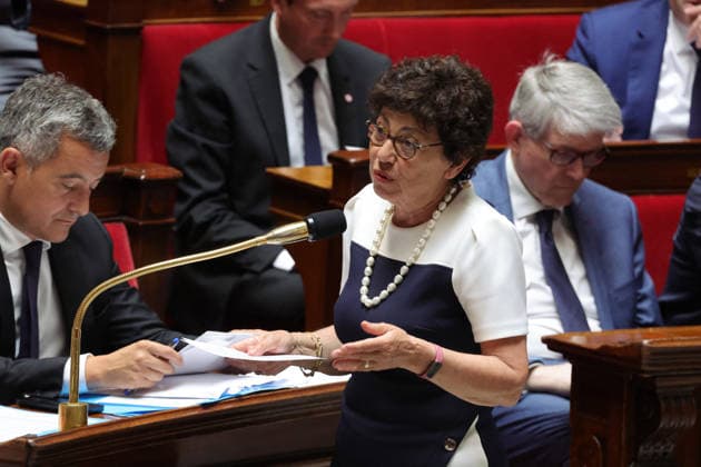 Questions to the Government Session - Paris French Minister of the Ecological transition Monique Barbut seen here during a session of Questions to the Government at the French National Assembly in Paris, France on May 26th, 2026. Photo by Henri Szwarc ABACAPRESS.COM Paris France  Copyright: xSzwarcxHenri ABACAx