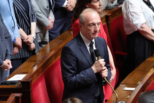 Questions to the Government Session - Paris The President of the parliamentary group Horizons Laurent Marcangeli seen here during a session of Questions to the Government at the French National Assembly in Paris, France on May 26th, 2026. Photo by Henri Szwarc ABACAPRESS.COM Paris France  Copyright: xSzwarcxHenri ABACAx
