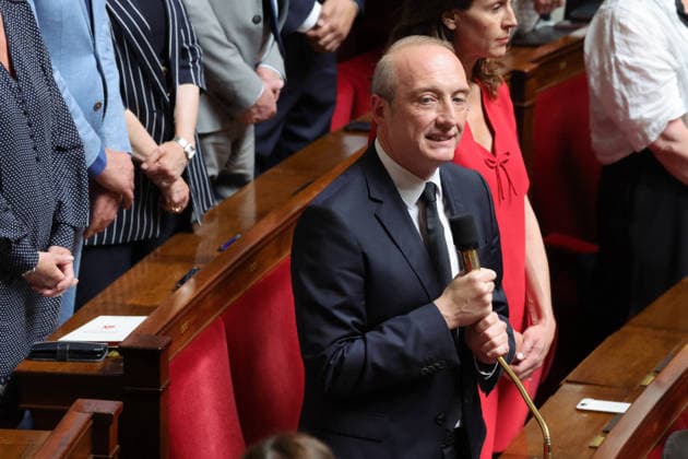 Questions to the Government Session - Paris The President of the parliamentary group Horizons Laurent Marcangeli seen here during a session of Questions to the Government at the French National Assembly in Paris, France on May 26th, 2026. Photo by Henri Szwarc ABACAPRESS.COM Paris France  Copyright: xSzwarcxHenri ABACAx