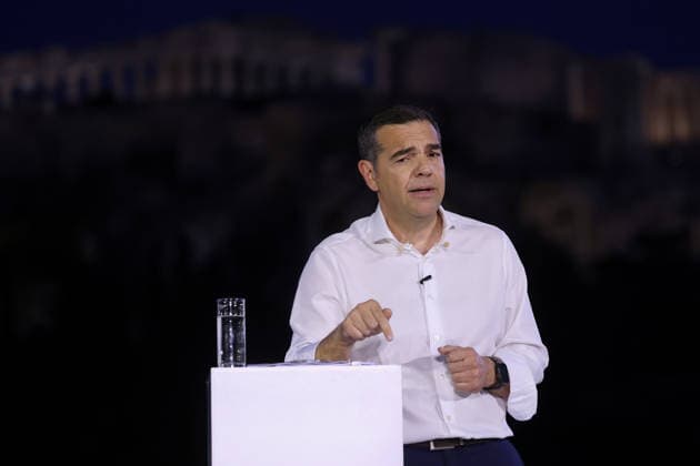Alexis Tsipras unveils new political party in Athens ATHENS, GREECE - MAY 26: Greek former Prime Minister Alexis Tsipras speaks during the presentation of his new political party in Athens, Greece, on May 26, 2026. Costas Baltas Anadolu Athens Greece. Editorial use only. Please get in touch for any other usage.  Copyright: x2026xAnadoluxCostasxBaltasx