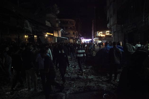 RECORD DATE NOT STATED Israel Targets Hamas Military Chief Mohammed Odeh In Attack On Residential Building In Gaza City GAZA CITY, GAZA - MAY 26: Emergency teams arrived at the scene following Israeli airstrikes on a residential building in the Rimal area of Gaza City on May 26, 2026 in Gaza City, Gaza. According to a joint statement from Israeli Prime Minister Benjamin Netanyahu and Defense Minister Israel Katz, a strike carried out on a residential building in the Rimal neighborhood of Gaza City on Tuesday targeted the new Hamas military chief, Mohammed Odeh. Initial reports have said at least two were killed in the strike and 10 injured, but it was unclear if Odeh was among the casualties. Odeh was reportedly appointed to replace Izz al-Din al-Haddad, who was  Copyright: xHashemxZimmox