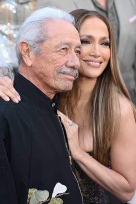 Premiere of Office Romance LOS ANGELES, CALIFORNIA - MAY 26: Jennifer Lopez and Edward James Olmos at the world premiere of Netflix s Office Romance at The Egyptian Theatre Hollywood on May 26, 2026 in Los Angeles, California. Credit: Michael Mattes AdMedia EDITORIAL USE ONLY  Copyright: xx AdMediax admphotostwo992433