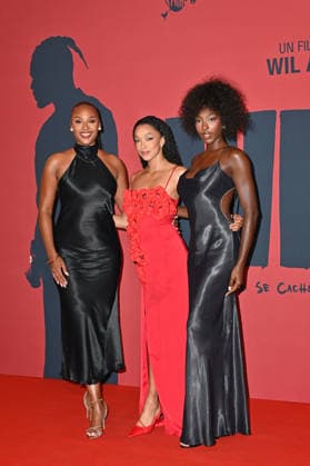 Who Premiere - Paris Angelique Angarni-Filopon, guest and Olivia Yace attending the premiere of the movie ‘Who’ directed by Wil Aime, held at Grand Rex cinema, in Paris, France on May 28, 2026. Photo by Mireille Ampilhac ABACAPRESS.COM PAris France  Copyright: xAmpilhacxMireille ABACAx