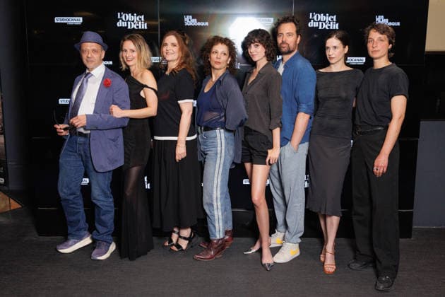 Avant premiere of the film LObjet du delit at the cinema UGC Cine Cite Les Halles Celebrities on the red carpet Emmanuel Salinger, Tiphaine Daviot, Agnes Jaoui, Claire Chust, Loic Legendre et Lucie Gallo 456809 2026 05 26 France  Copyright: xSebastienxFremontx xStarfacex STAR_456809_003
