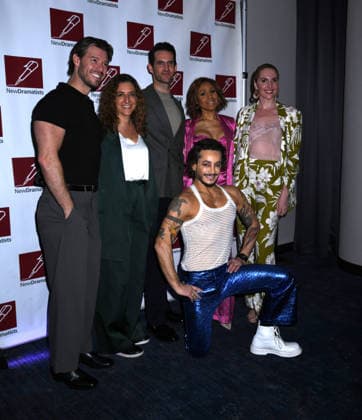 May 26, 2026, New York, Ny, United States: Constantine Rousouli, John Riddle, Deobrah Cox, Marla Mindelle and Frankie Grande attend the 2026 New Dramatists Spring Luncheon. Held at the New York Marriott Marquis in New York. Zuma Press May 26, 2026 New York United States  - ZUMAp281 20260526_zea_p281_082 Copyright: xPhotoxImagexPressx