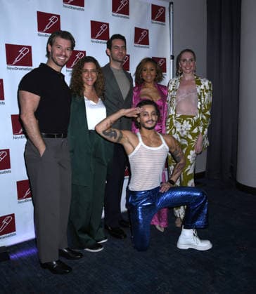 May 26, 2026, New York, Ny, United States: Constantine Rousouli, John Riddle, Deobrah Cox, Marla Mindelle and Frankie Grande attend the 2026 New Dramatists Spring Luncheon. Held at the New York Marriott Marquis in New York. Zuma Press May 26, 2026 New York United States  - ZUMAp281 20260526_zea_p281_077 Copyright: xPhotoxImagexPressx
