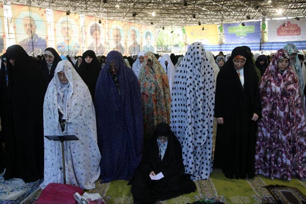 Thousands gather at Tehran University campus for Eid al-Adha prayer in Iran TEHRAN, IRAN - MAY 27: Muslim worshippers perform the Eid al-Adha (Feast of Sacrifice) prayer at the Tehran University campus in Tehran, Iran, on May 27, 2026. Fatemeh Bahrami Anadolu Tehran Iran. Editorial use only. Please get in touch for any other usage.  Copyright: x2026xAnadoluxFatemehxBahramix