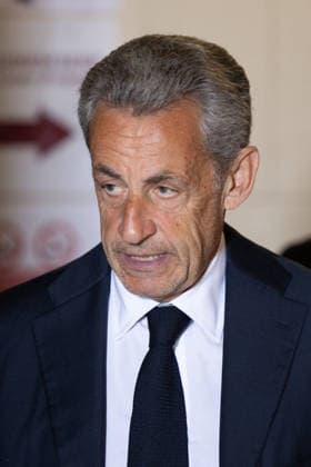 Last day of the Libyan financing appeal trial - Paris French former president Nicolas Sarkozy arrives on the last day of his appeal trial over charges he had sought Libyan financing for his 2007 election, at the Palais de Justice courthouse in Paris on May 27, 2026. Photo by Raphael Lafargue ABACAPRESS.COM Paris France  Copyright: xLafarguexRaphael ABACAx