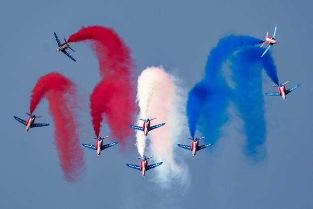 RECORD DATE NOT STATED Air show Le temps des Hélices 2026 Photo Arnaud BEINAT Maxppp 2026 05 24, Cerny La Ferté Alais, France Patrouille de France  Copyright: xMAXPPPxArnaudxBeinatx ABE260527-47 ABE260527-47
