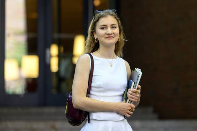 EMBARGO - ATTENTION EDITORS - EMBARGO PUBLICATION WEDNESDAY 27 MAY 2026 AT 13:00 BELGIAN TIME - Crown Princess Elisabeth pictured in Harvard Kennedy School, Harvard University, in Cambridge, USA, Tuesday 26 May 2026. - ATTENTION EMBARGO PUBLICATION WEDNESDAY 27 MAY 2026 AT 13 00 CET - NO PUBLICATION ON ANY PUBLIC DATABASE -  POOLxPHILIPxREYNAERS 175139932