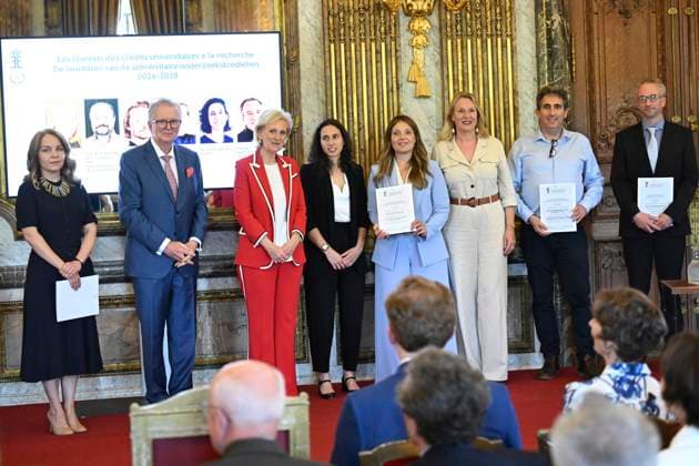 Princess Astrid presents the 2026 F.M.R.E. scientific awards BRUSSELS, BELGIUM - MAY 27 : Princess Astrid, Honorary President of the Queen Elisabeth Medical Foundation (F.M.R.E.), attends an academic session of the foundation at the Royal Palace and officially presents the F.M.R.E. 2026 scientific awards to the winners, on May 27, 2026 in Brussels, Belgium, 27 05 2026 Brussels Belgium  Copyright: xDidierxLebrunx