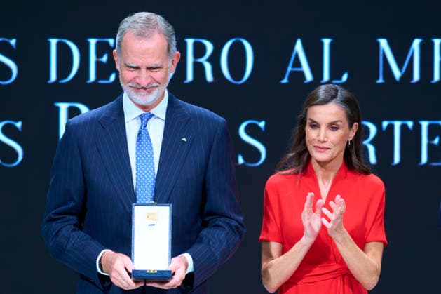 27-05-2026 Madrid Queen Letizia and King Felipe during the Merit fine arts 2024 gold medals ceremony at the Cathedral Primada de Santa Maria in Toledo, Castilla-La Mancha No Spain Â  Copyright: xPPEx