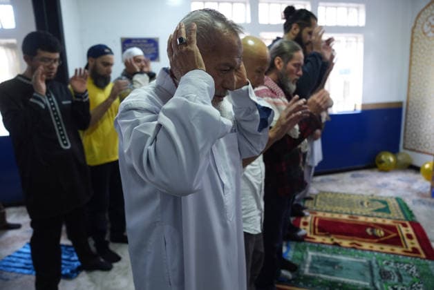 Eid al-Adha in Bogota BOGOTA, COLOMBIA - MAY 27: Muslims gather at Istanbul mosque to pray and celebrate Eid al-Adha in Bogota, Colombia on May 27, 2026. Juancho Torres Anadolu Bogota Colombia. Editorial use only. Please get in touch for any other usage.  Copyright: x2026xAnadoluxJuanchoxTorresx