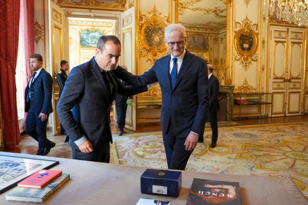 Store moter Frankrikes president Emmanuel Macron i Paris. Paris, Frankrike 20260527. Statsminister Jonas Gahr Store etter motert med Frankrikes statsminister SÃ bastien Lecornu i Paris onsdag ettermiddag. Foto: Ole Berg-Rusten NTB Paris Frankrike Apqwzmk7qRk EDITORIAL USE ONLY Ref:_POLApqwzmk7qRk.jpg *** French President Emmanuel Macron in Paris Paris, France 20260527 Prime Minister Jonas Gahr Store after meeting with French Prime Minister Sébastien Lecornu in Paris on Wednesday afternoon Photo Ole Berg Rusten NTB Paris France Apqwzmk7qRk EDITORIAL USE ONLY Ref POLApqwzmk7qRk jpg  Copyright: xOlexBerg-Rustenx xNTBx