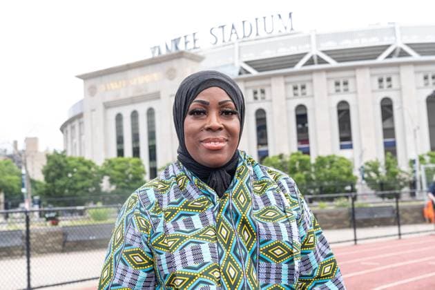 May 27, 2026, New York, New York, USA: Bronx Borough President Vanessa Gibson attends as Mayor Zohran Mamdani delivers remarks during Eid Al-Adha holiday prayers at The Yancy Track & Field in New York, NY on May 27, 2026. Hundreds of men, women and children attended wearing clean, colorful and expensive traditional clothes. Eid al-Adha translates from Arabic to Festival of Sacrifice is one of the most important holidays in the Islamic calendar. It honors the Prophet Ibrahim s (Abraham s in Judaism) absolute obedience to God, commemorating his willingness to sacrifice his son as an act of submission before God provided a ram to sacrifice instead. New York USA  - ZUMAr339 20260527_znp_r339_004 Copyright: xLevxRadinx