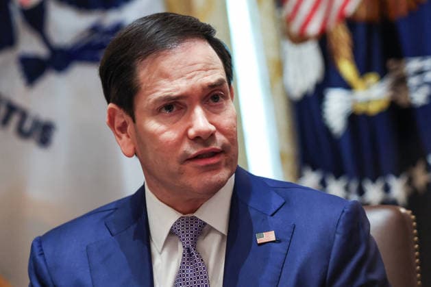 DC: President Trump Holds Cabinet Meeting Marco Rubio, Secretary of State, speaks during a Cabinet meeting with U.S. President Donald Trump in the Cabinet Room of the White House on May 27, 2026 in Washington, D.C. Trump is holding the meeting with members of his Cabinet as a the U.S. and Iran get closer to a deal. (Photo by Samuel Corum Pool ABACAPRESS.COM) Washington DC United States  Copyright: xPool ABACAx
