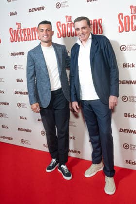 27.05.2026, Zürich, Kino Corso, Filmpremiere The Socceritos, Ana Maria MarkoviÄ‡, Daniel Swain, Reto Salimbeni, Granit Xhaka, Christian Jungen , Zürich Kino Corso ZÜRICH Switzerland *** 27 05 2026, Zurich, cinema Corso, film premiere The Socceritos, Ana Maria MarkoviÄ‡, Daniel Swain, Reto Salimbeni, Granit Xhaka, Christian Jungen , Zurich cinema Corso ZÜRICH Switzerland  Copyright: xJustPictures.ch AlexanderxRaemyx