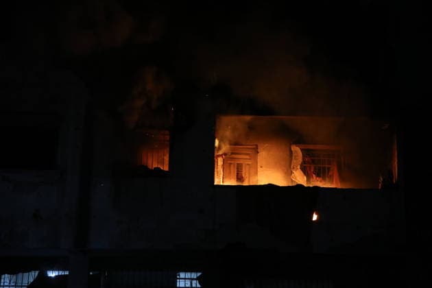 Israeli airstrike in Gaza kills 7 Palestinians GAZA CITY, GAZA, PALESTINE - MAY 27: Palestinian search and rescue teams, firefighters and medical crews are dispatched to the area following the Israeli attack on Omar Mukhtar Street which killed 7 Palestinians and injured 18 in Gaza City, Gaza, Palestine on May 27, 2026. Anas Zeyad Fteha Anadolu Gaza City Gaza. Editorial use only. Please get in touch for any other usage.  Copyright: x2026xAnadoluxAnasxZeyadxFtehax