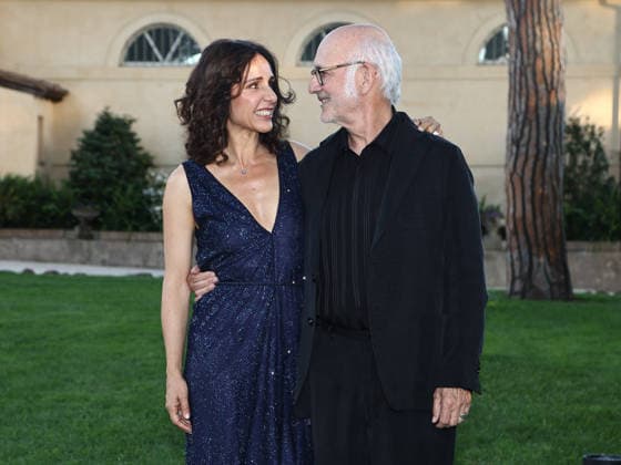IPA85120296 - Rome, American Academy, McKim Medal Gala 2026. Pictured: Ludovico Einaudi, Paola Dallolio  Copyright: xMarcoxProvvisionatox xMarcoxProvvisionatox 85120296