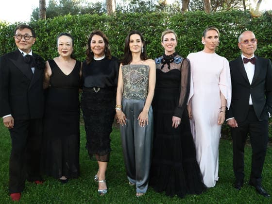 IPA85120319 - Rome, American Academy, McKim Medal Gala 2026. Pictured: Calvin Tsao, Aliza Wong, Beatrice Bulgari, Eugenia D Aurelio, Lauren Fertitta, Margherita Marenghi Vaselli, Peter Miller  Copyright: xMarcoxProvvisionatox xMarcoxProvvisionatox 85120319