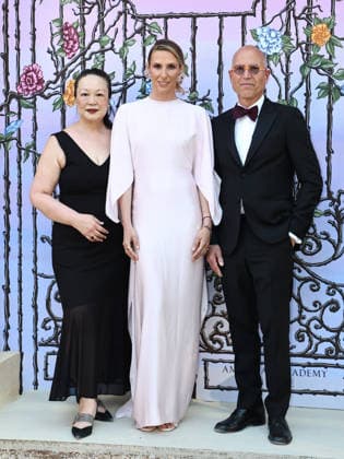 IPA85120258 - Rome, American Academy, McKim Medal Gala 2026. Pictured: Aliza Wong, Margherita Marenghi Vaselli, Peter Miller  Copyright: xMarcoxProvvisionatox xMarcoxProvvisionatox 85120258