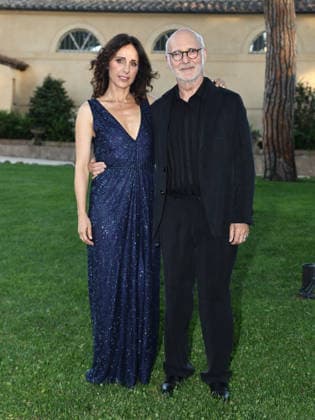 IPA85120291 - Rome, American Academy, McKim Medal Gala 2026. Pictured: Ludovico Einaudi, Paola Dallolio  Copyright: xMarcoxProvvisionatox xMarcoxProvvisionatox 85120291