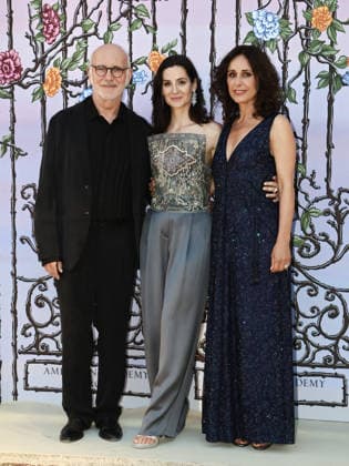 IPA85120316 - Rome, American Academy, McKim Medal Gala 2026. Pictured: Ludovico Einaudi, Eugenia D Aurelio, Paola Dallolio  Copyright: xMarcoxProvvisionatox xMarcoxProvvisionatox 85120316