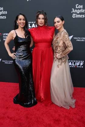 LALIFF 25th Edition Opening Night Celebration HOLLYWOOD, CALIFORNIA - MAY 27: Marta MÃndez Cross, Virginia Novello and Valeria Maldonado at the 25th Edition of The Los Angeles Latino International Film Festival - Opening Night at TCL Chinese Theatre on May 27, 2026 in Hollywood, California. Credit: AdMedia EDITORIAL USE ONLY  Copyright: xx AdMediax admphotostwo992576