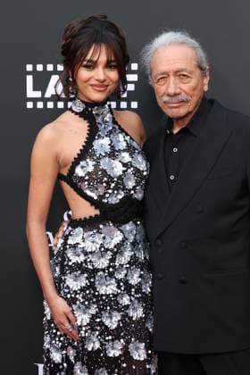 LALIFF 25th Edition Opening Night Celebration HOLLYWOOD, CALIFORNIA - MAY 27: Paulina Chavez and Edward James Olmos at the 25th Edition of The Los Angeles Latino International Film Festival - Opening Night at TCL Chinese Theatre on May 27, 2026 in Hollywood, California. Credit: AdMedia EDITORIAL USE ONLY  Copyright: xx AdMediax admphotostwo992664