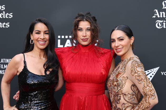 HOLLYWOOD, CALIFORNIA - MAY 27: Marta Mo ndez Cross, Virginia Novello and Valeria Maldonado at the 25th Edition of The Los Angeles Latino International Film Festival - Opening Night at TCL Chinese Theatre on May 27, 2026 in Hollywood, California. Credit: USA - ZUMAa123 20260527_zaa_a123_158 Copyright: xAdMediax